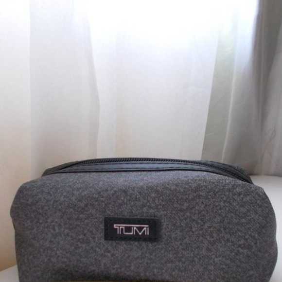 Tumi Handbags - TUMI Gray Make up Travel Pouch Bag NWOT